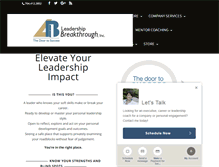 Tablet Screenshot of leadershipbreakthrough.com